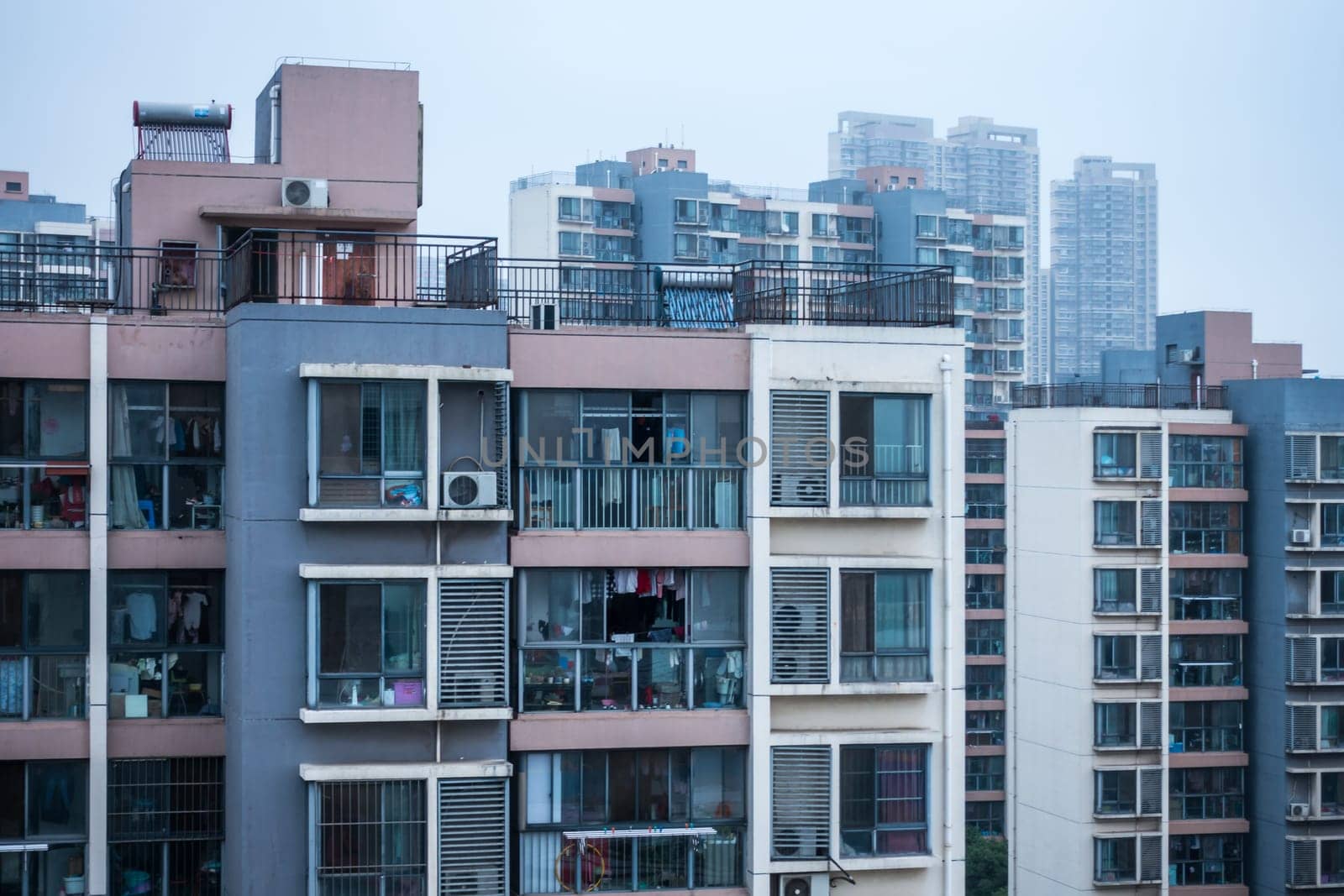 Chinese Apartment Building Urban City Environment
