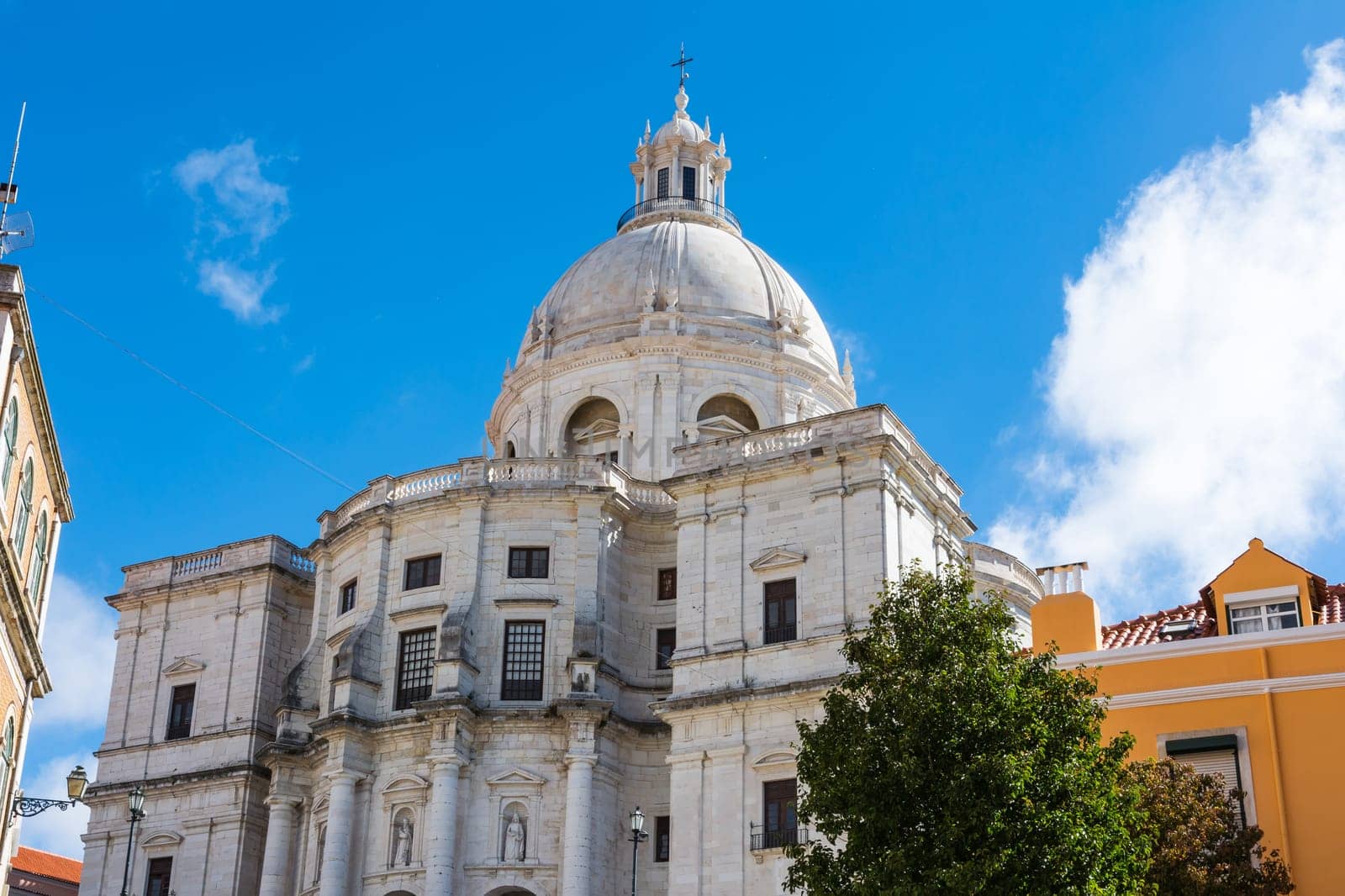 Panteao Nacional Lisbon Portugal Cathedral Alfama Monument Landmark Destination Religious Architecture