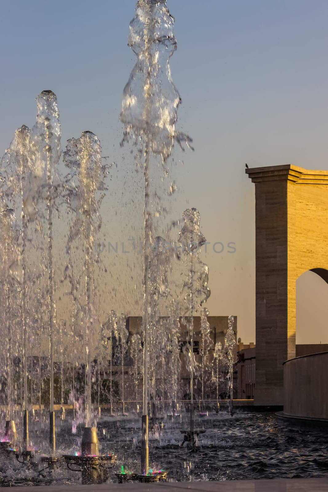 Middle Eastern Square Architecture Desert Building Exterior Detail