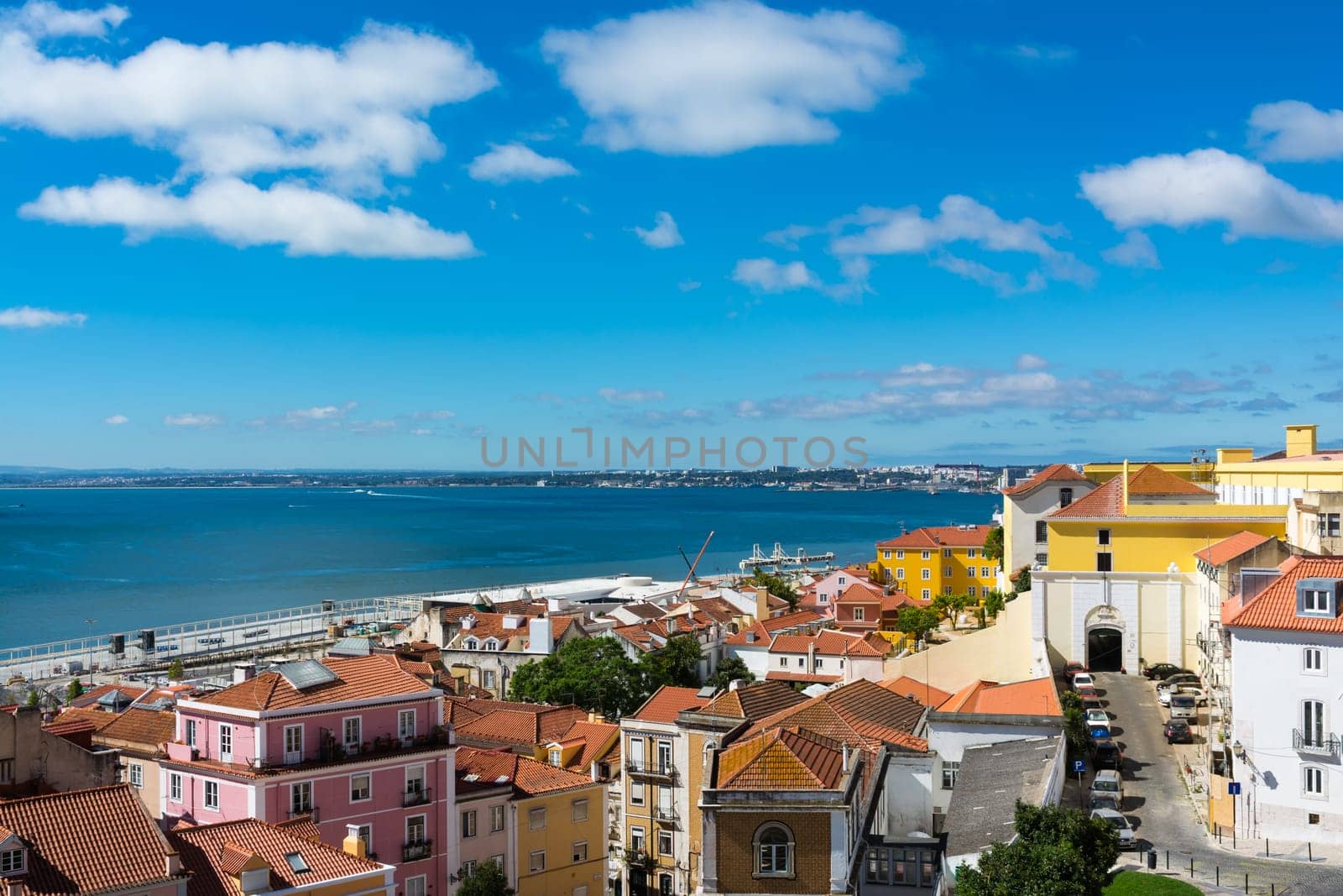 Lisbon Portugal Alfama European Historic Location Vacation Destination Landscape Old Town