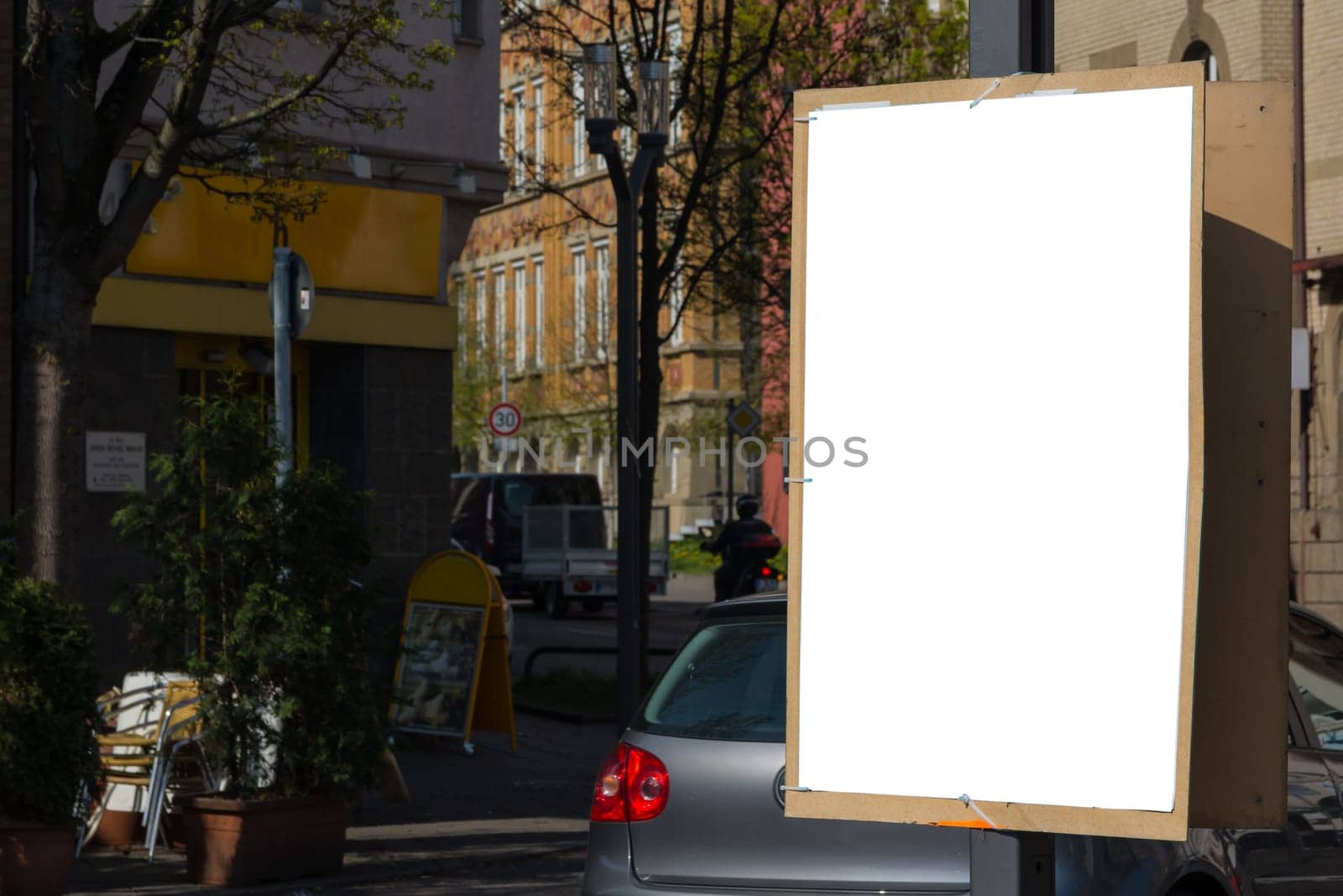 Blank Ad Space City Urban Environment Stuttgart Geramny Public Building Wall