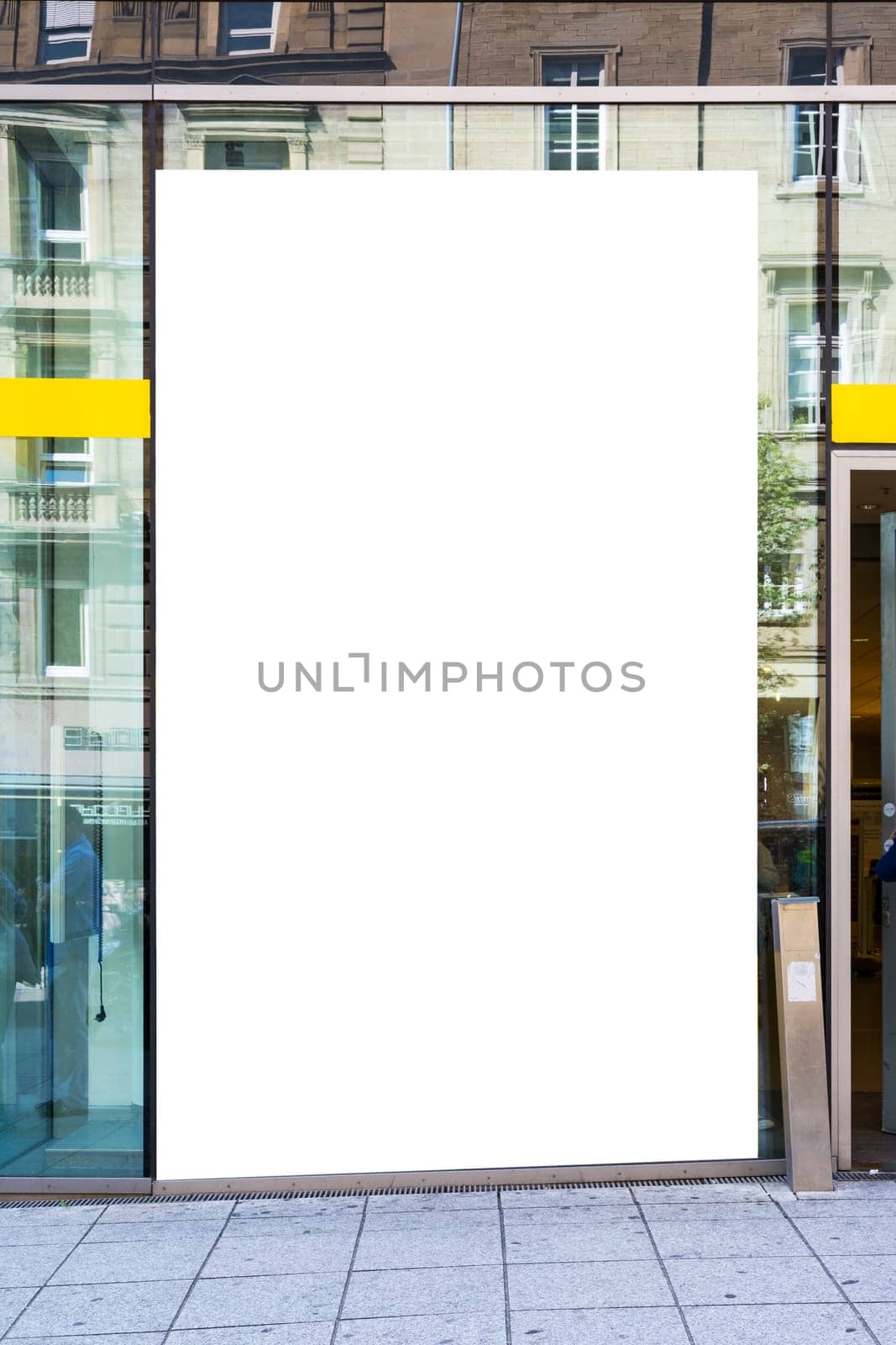 Blank Ad Space City Urban Environment Stuttgart Geramny Public Building Wall