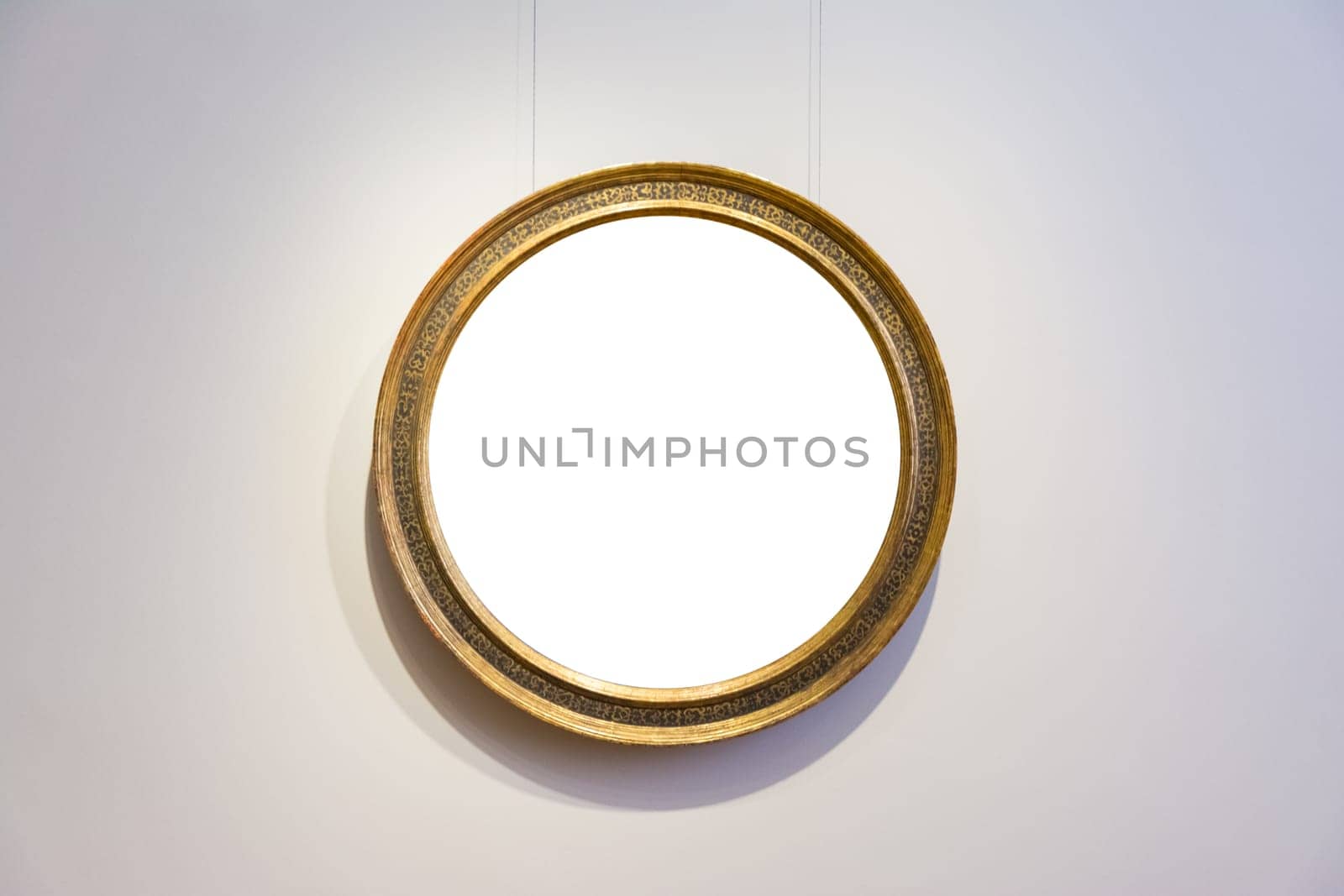 Blank Art Museum Isolated Painting Frame Decoration Indoors Wall White Template