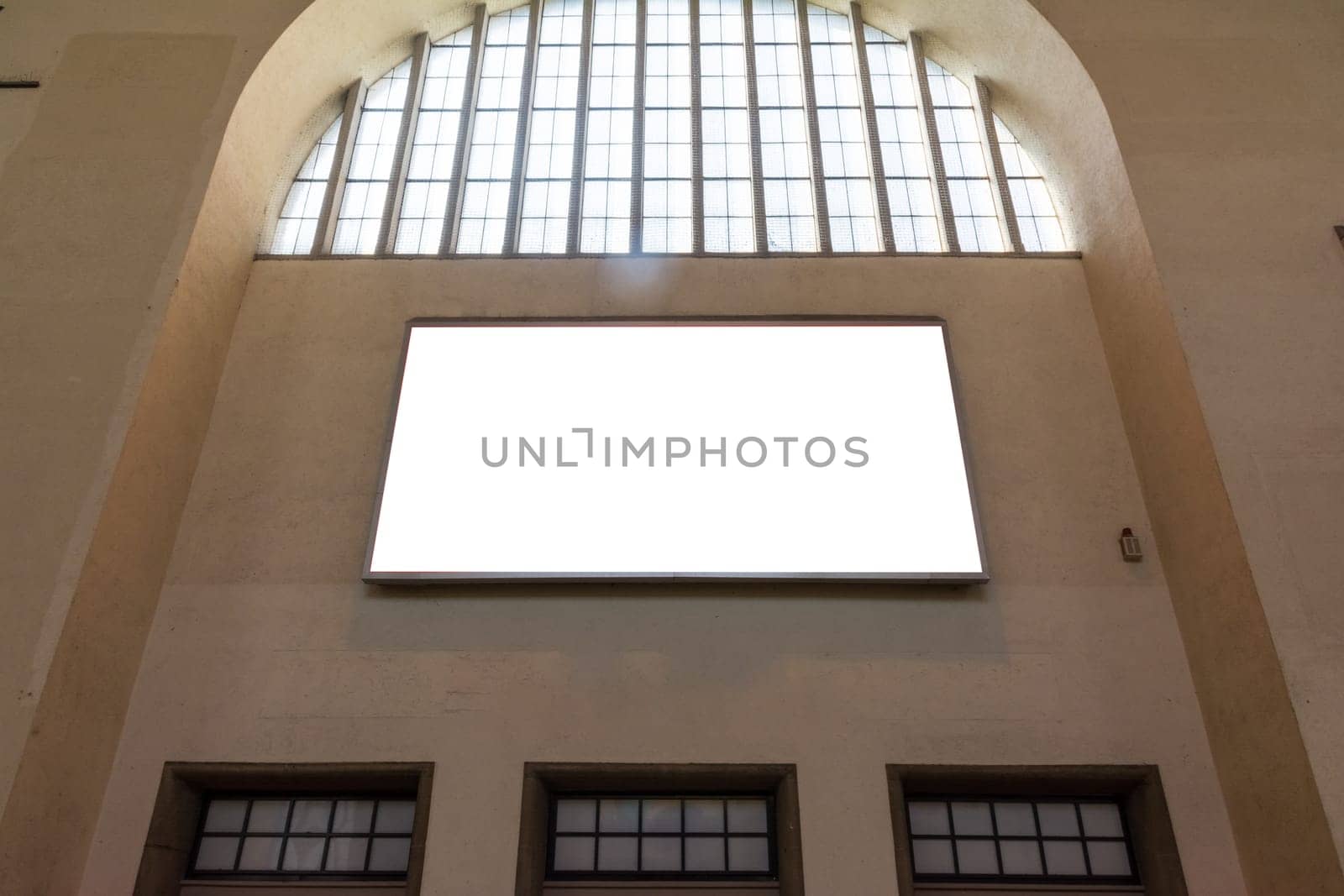 Blank Ad Space City Urban Environment Stuttgart Geramny Public Building Wall