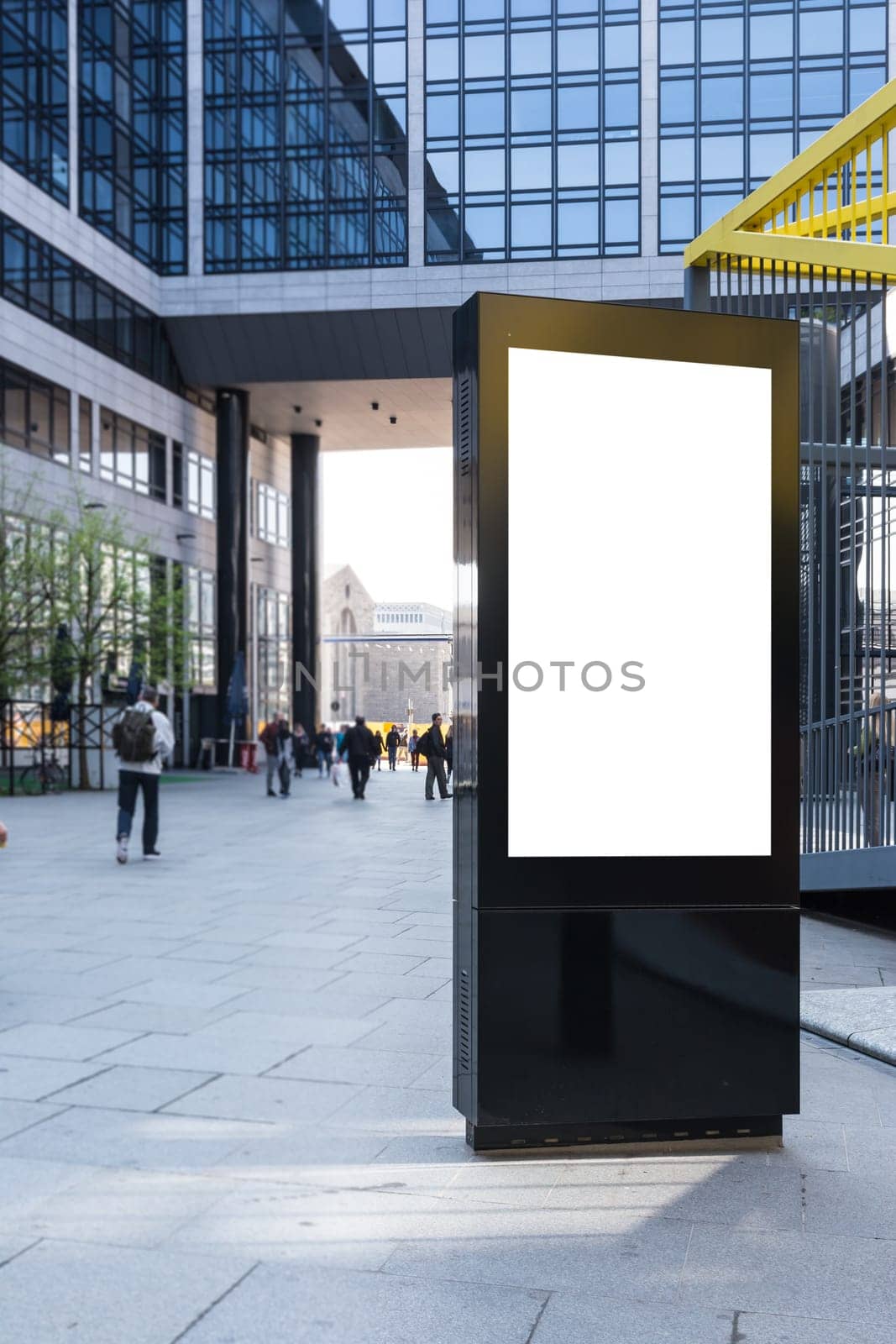 Blank Ad Space City Urban Environment Stuttgart Geramny Public Building Wall