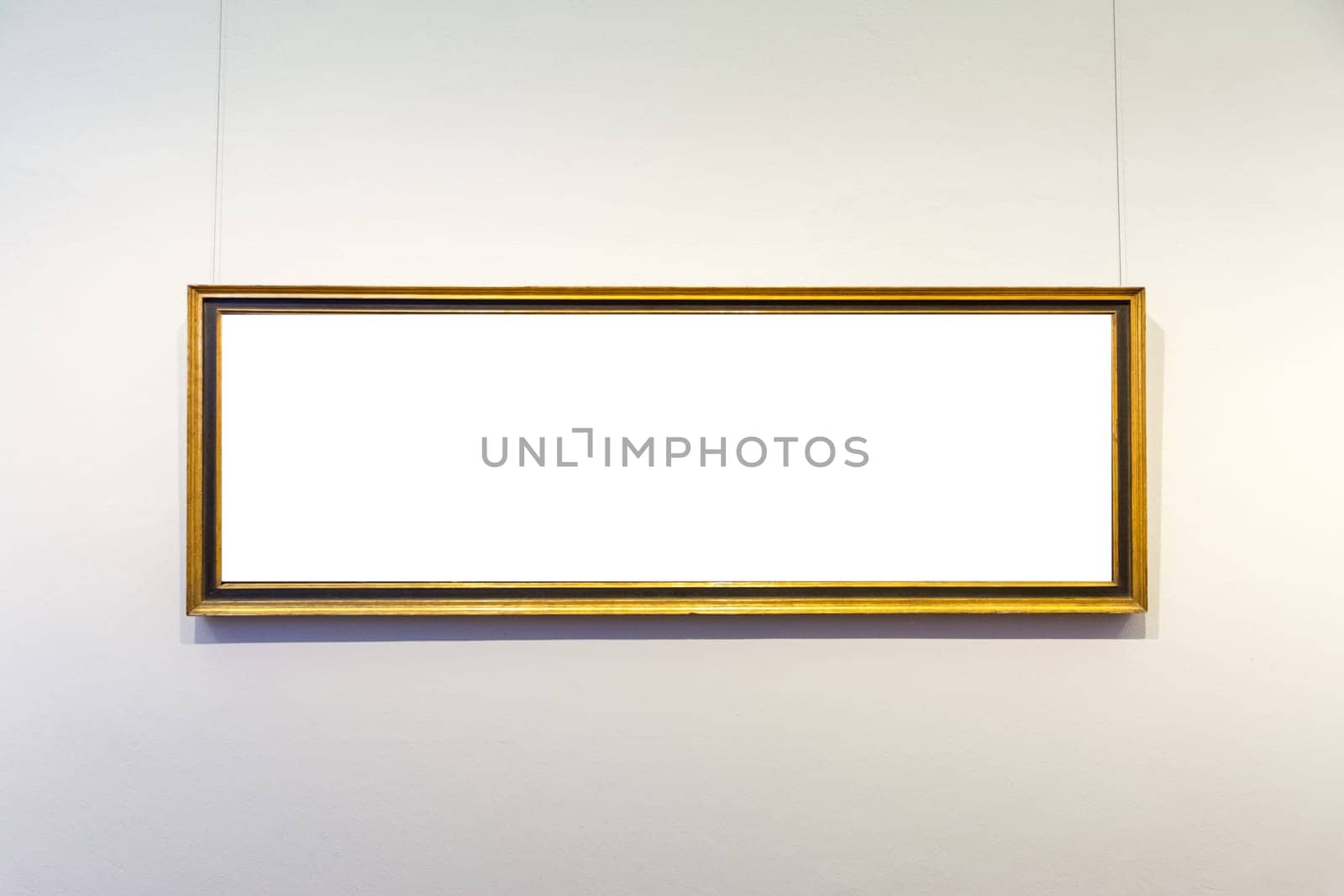 Blank Art Museum Isolated Painting Frame Decoration Indoors Wall White Template
