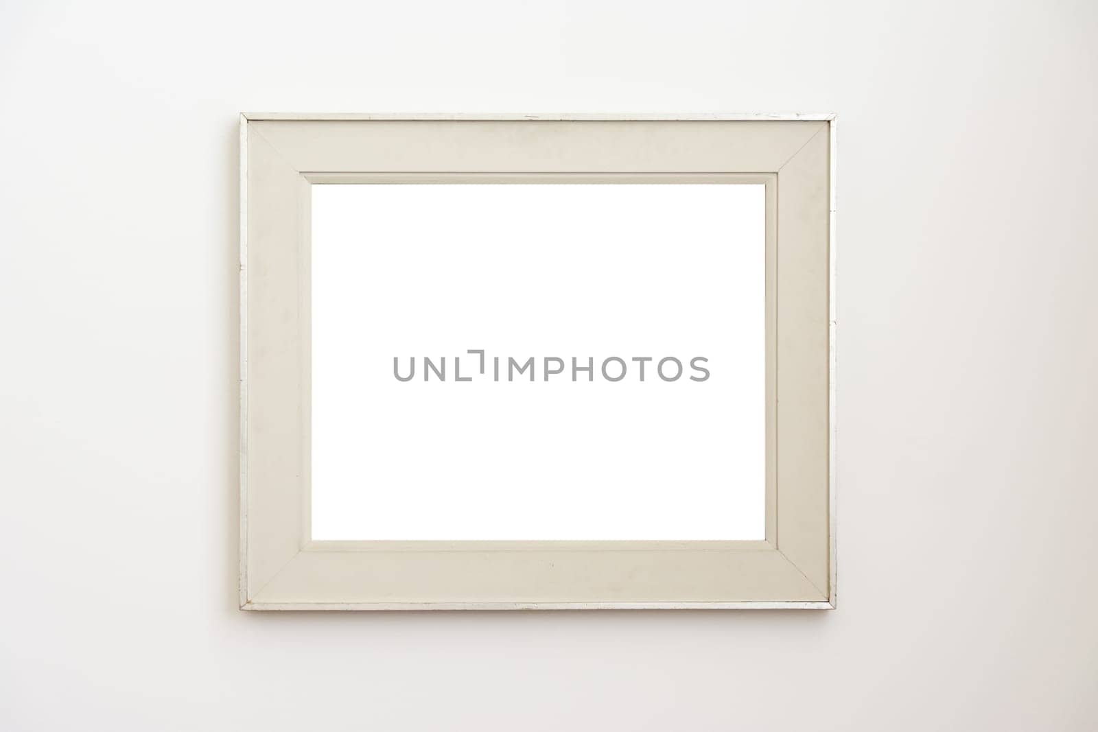 Blank Art Museum Isolated Painting Frame Decoration Indoors Wall White Template