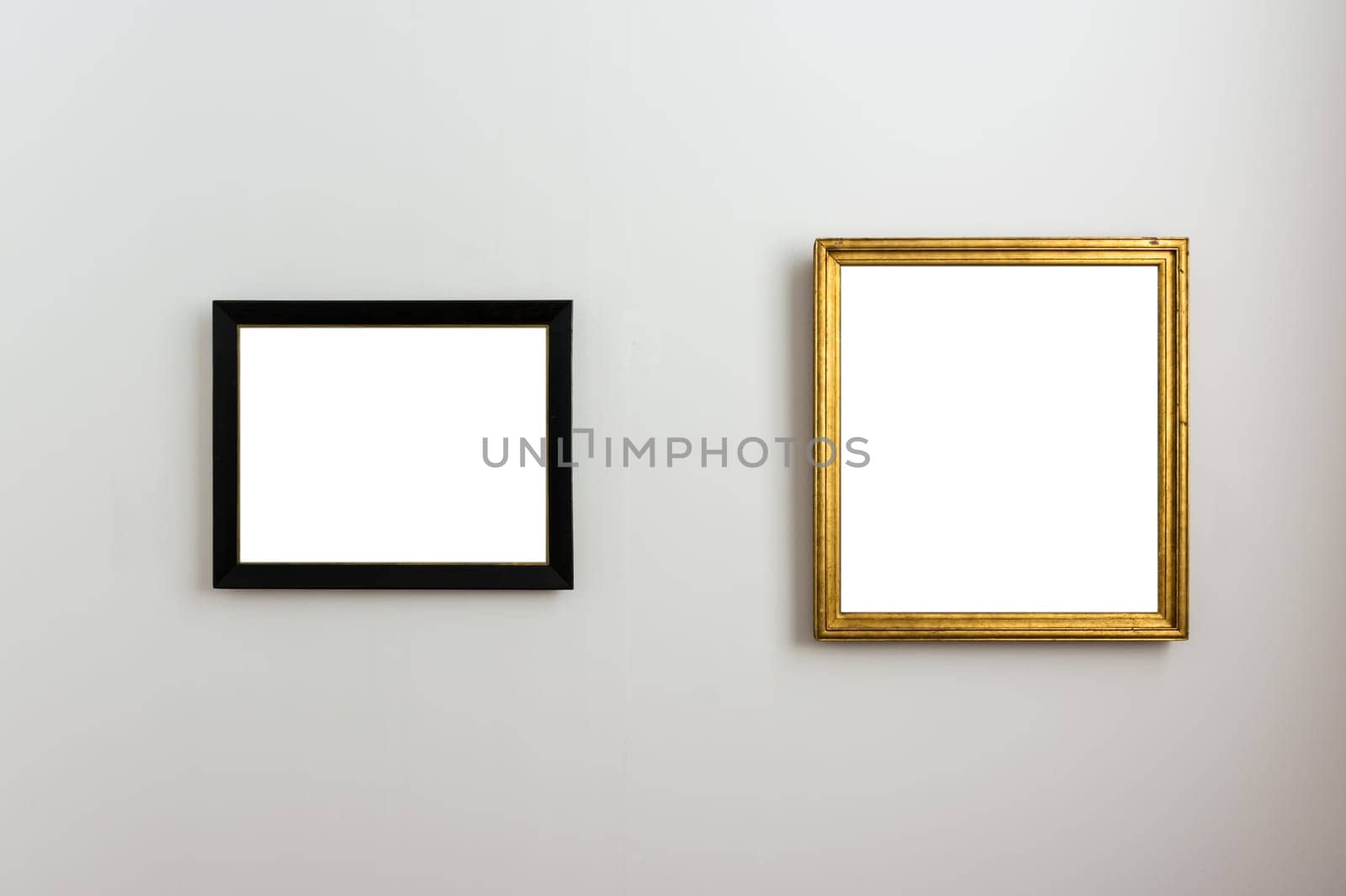 Blank Art Museum Isolated Painting Frame Decoration Indoors Wall White Template