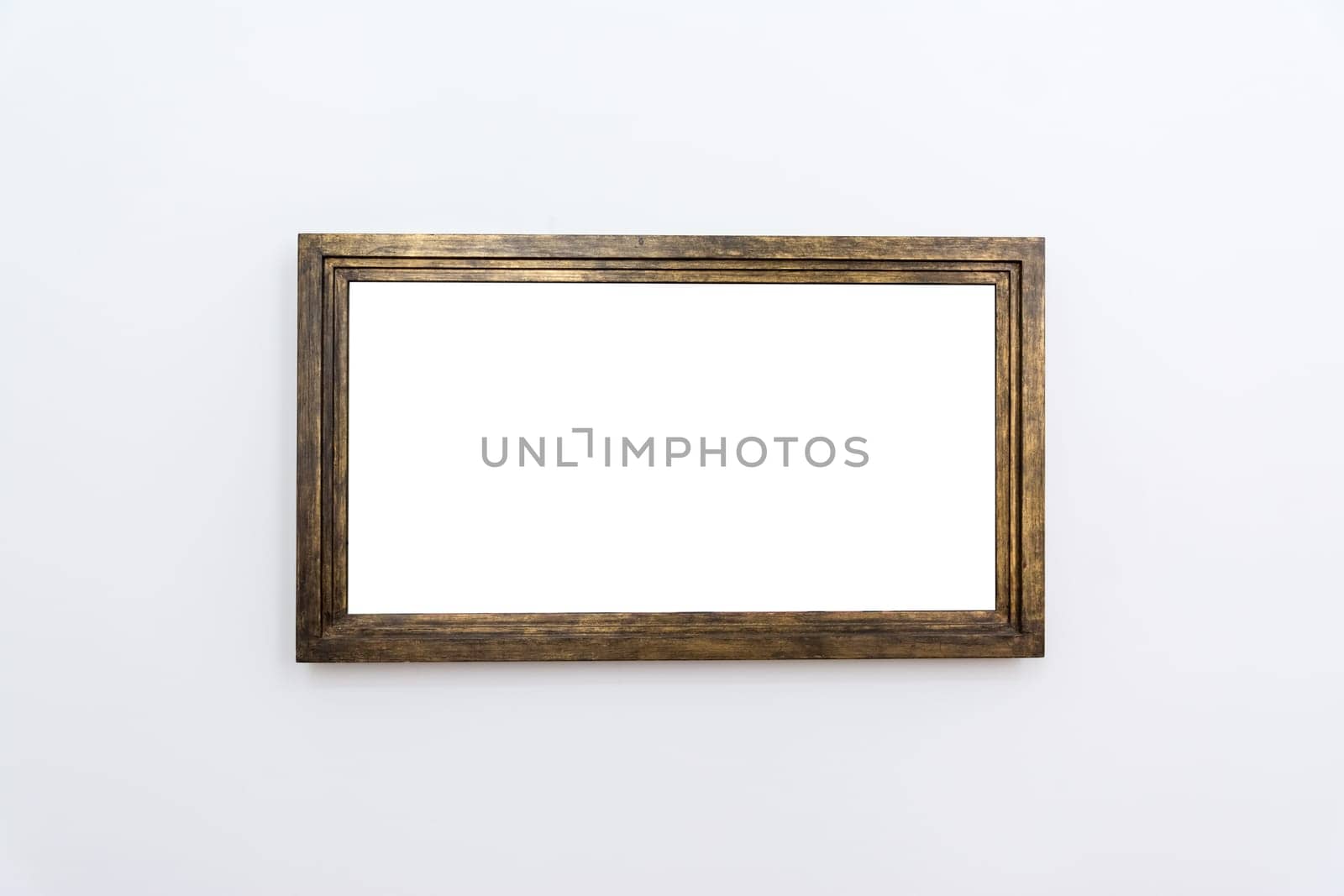 Blank Art Museum Isolated Painting Frame Decoration Indoors Wall White Template