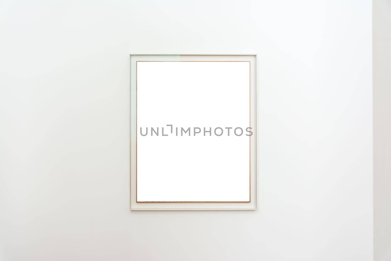 Blank Art Museum Isolated Painting Frame Decoration Indoors Wall White Template