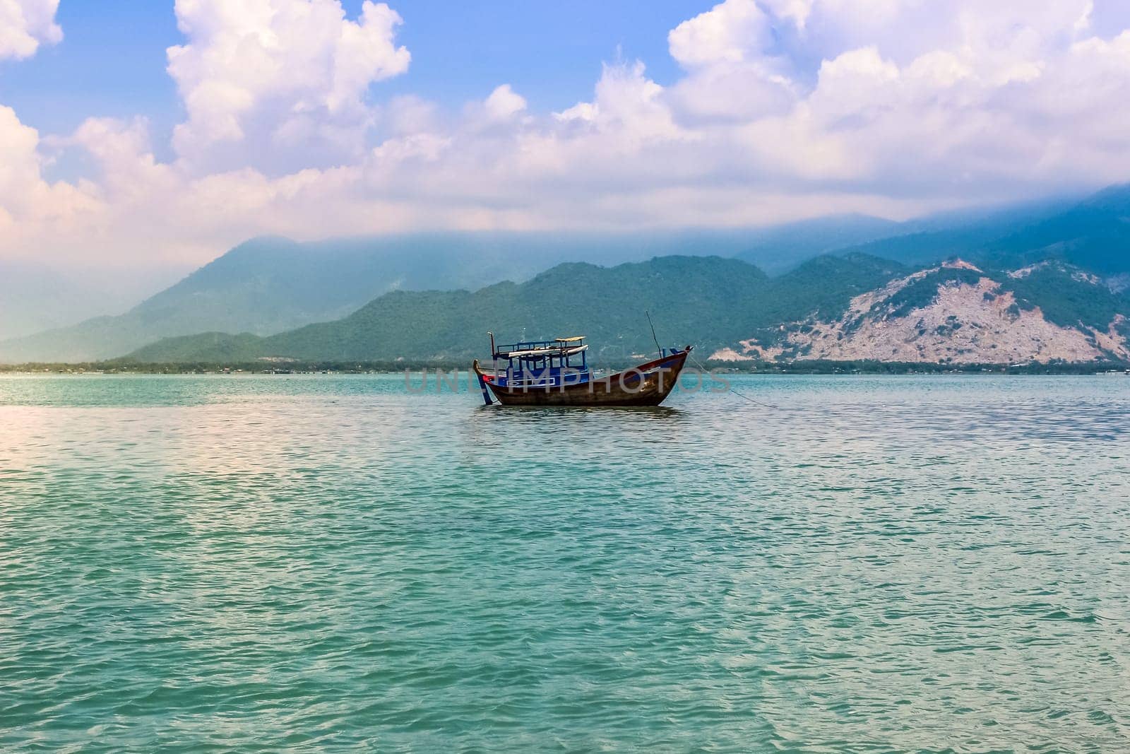 Tropical Landscape Transportation Boat Ocean Water Business Asia