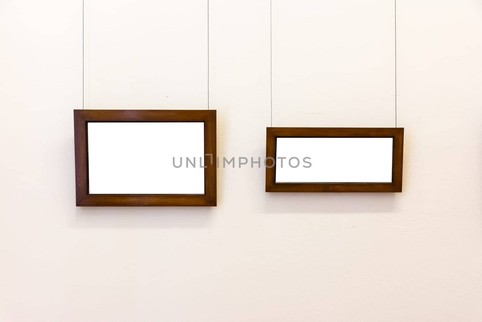 Blank Art Museum Isolated Painting Frame Decoration Indoors Wall White Template