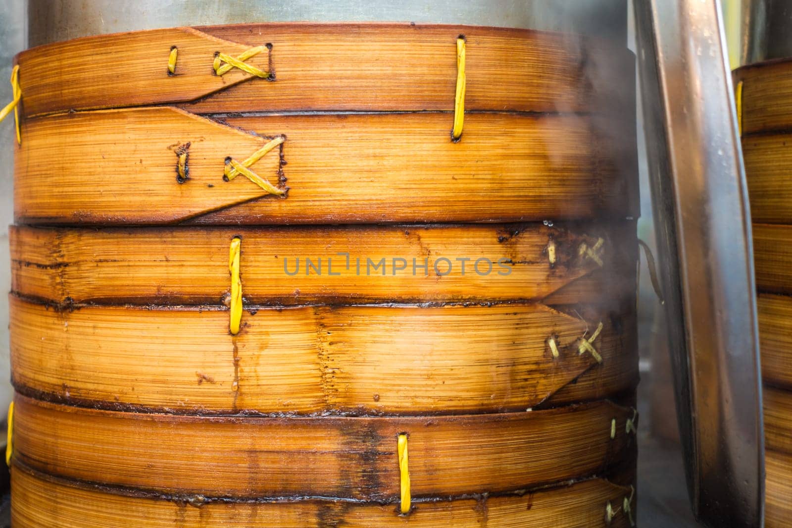 Chinese Steam Basket Baozi Dumplings Preparation Equipment Cooking Traditional