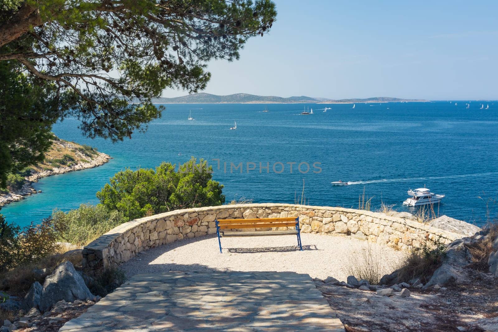 Tribunj Croatia Landscape Beautiful Ocean Vacation Destination European Tourism Mediterranean Daytime