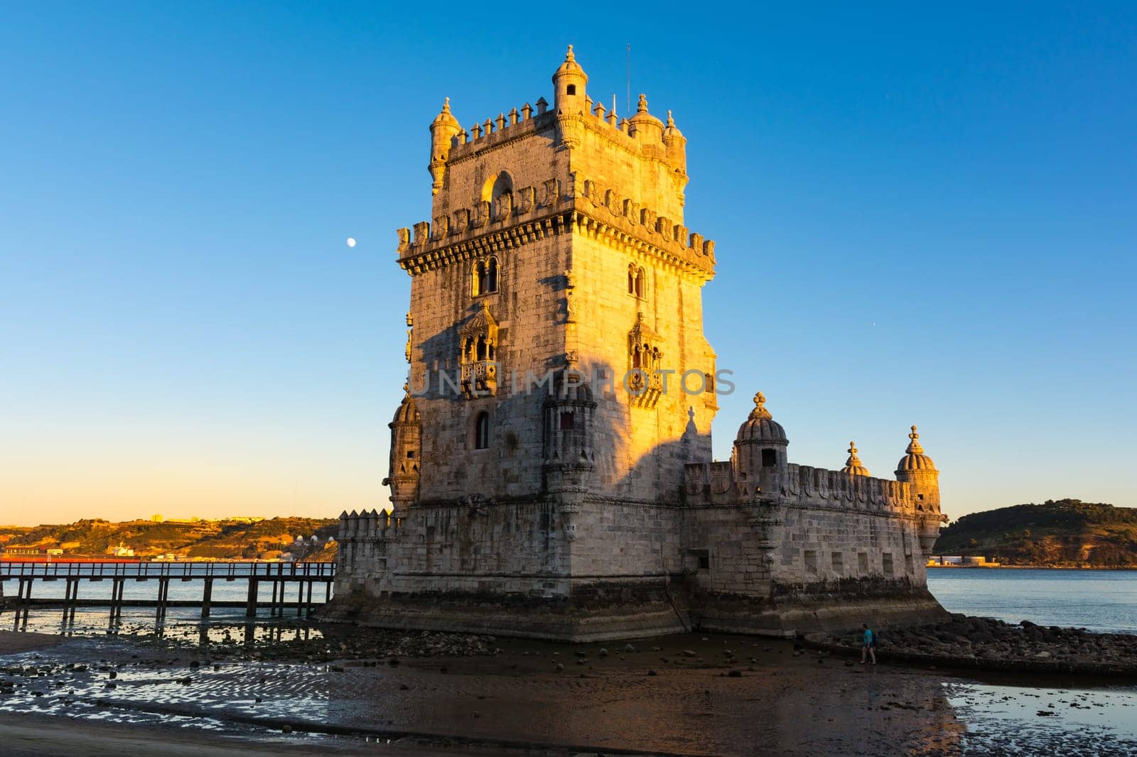 Torre de Belem UNESCO World Heritage Sight European History Architectural Landmark Lisbon Portugal