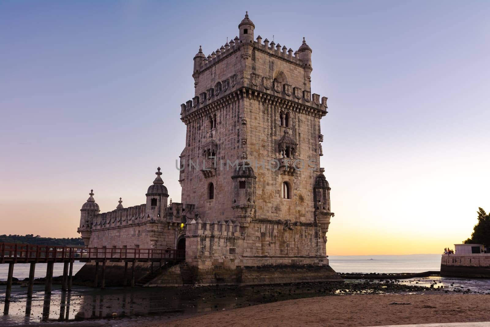 Torre de Belem UNESCO World Heritage Sight European History Architectural Landmark Lisbon Portugal