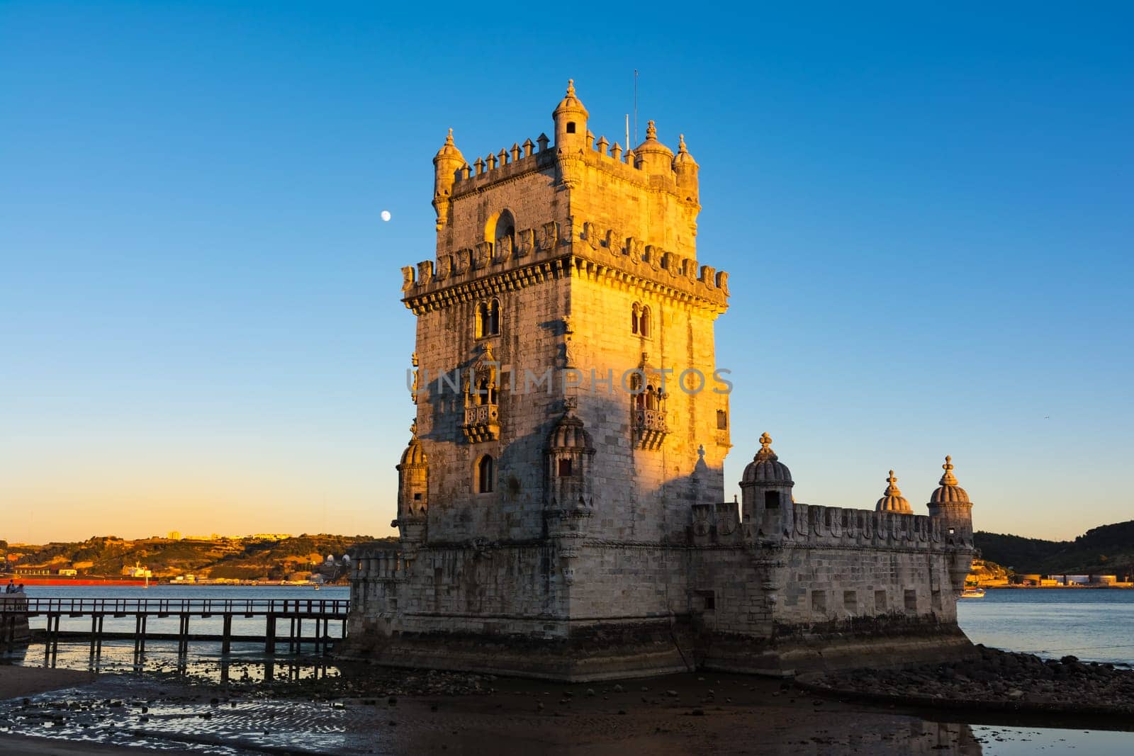 Torre de Belem UNESCO World Heritage Sight European History Architectural Landmark Lisbon Portugal
