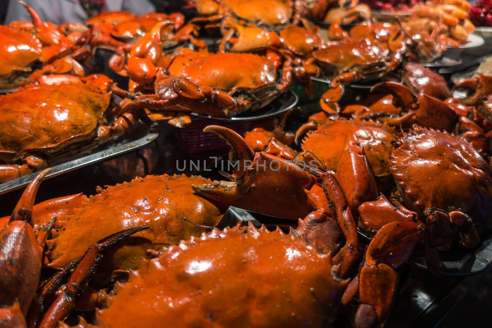Crab Claws Chinese Cuisine Food Closeup Preparation Street