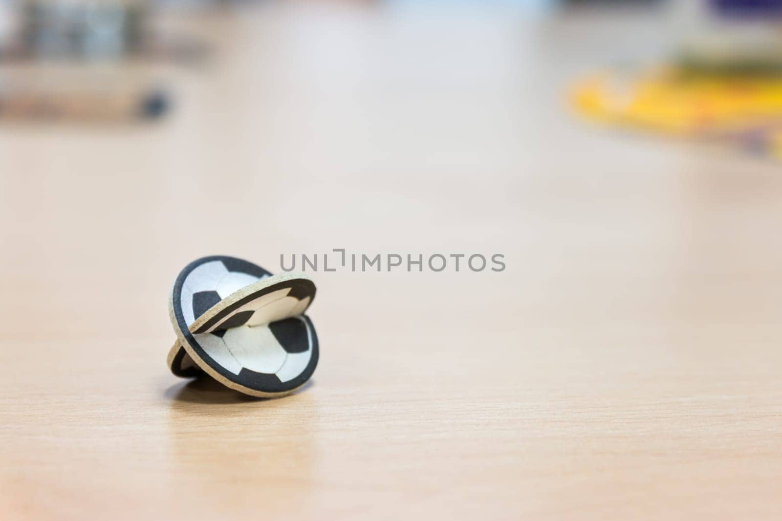Small Paper Soccer Ball Office Desktop Professional Environment Folded Sport Symbol