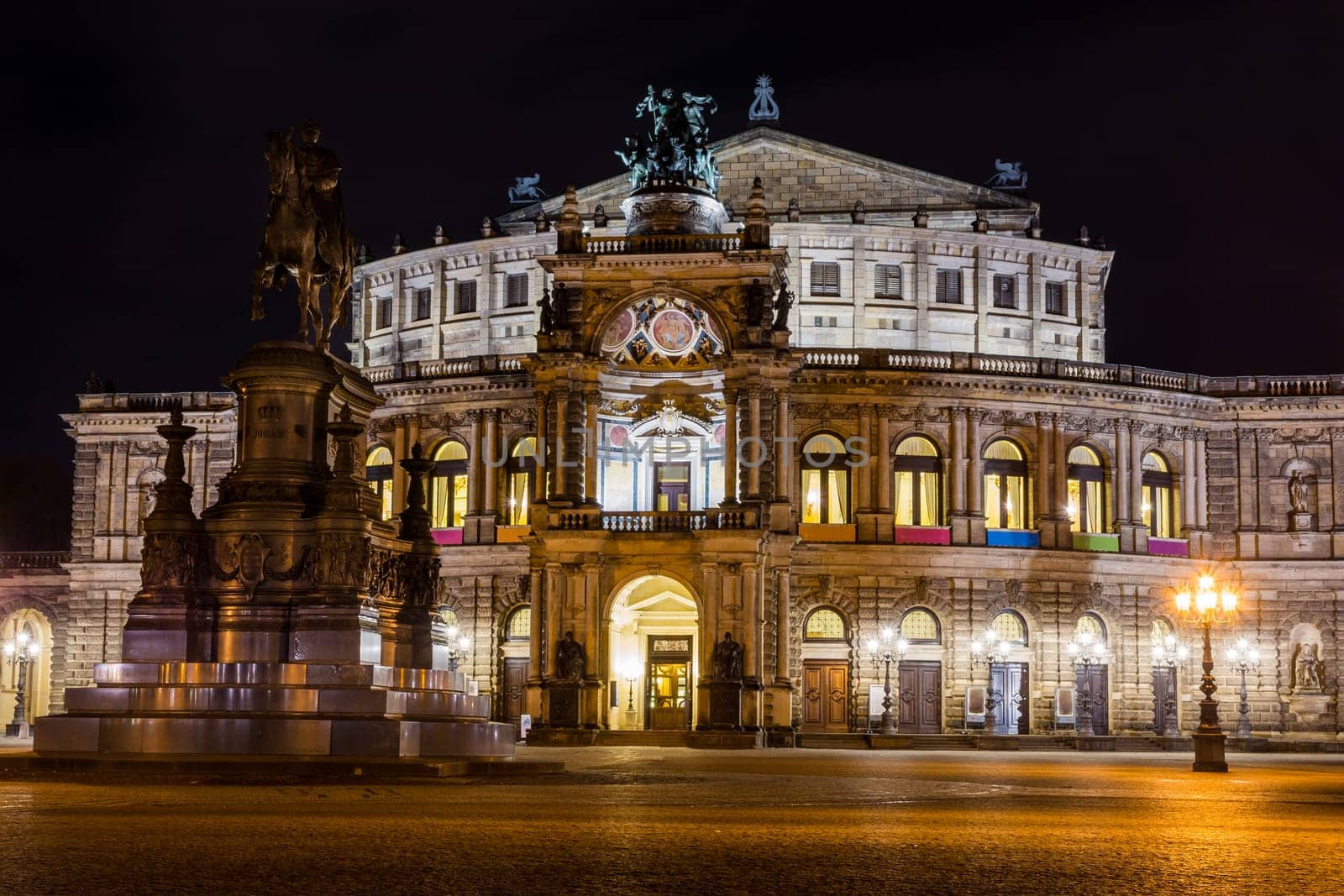 Dresden Opera House Staatsoper Beautiful Architecture Culture Monument Music Venue Germany Europe