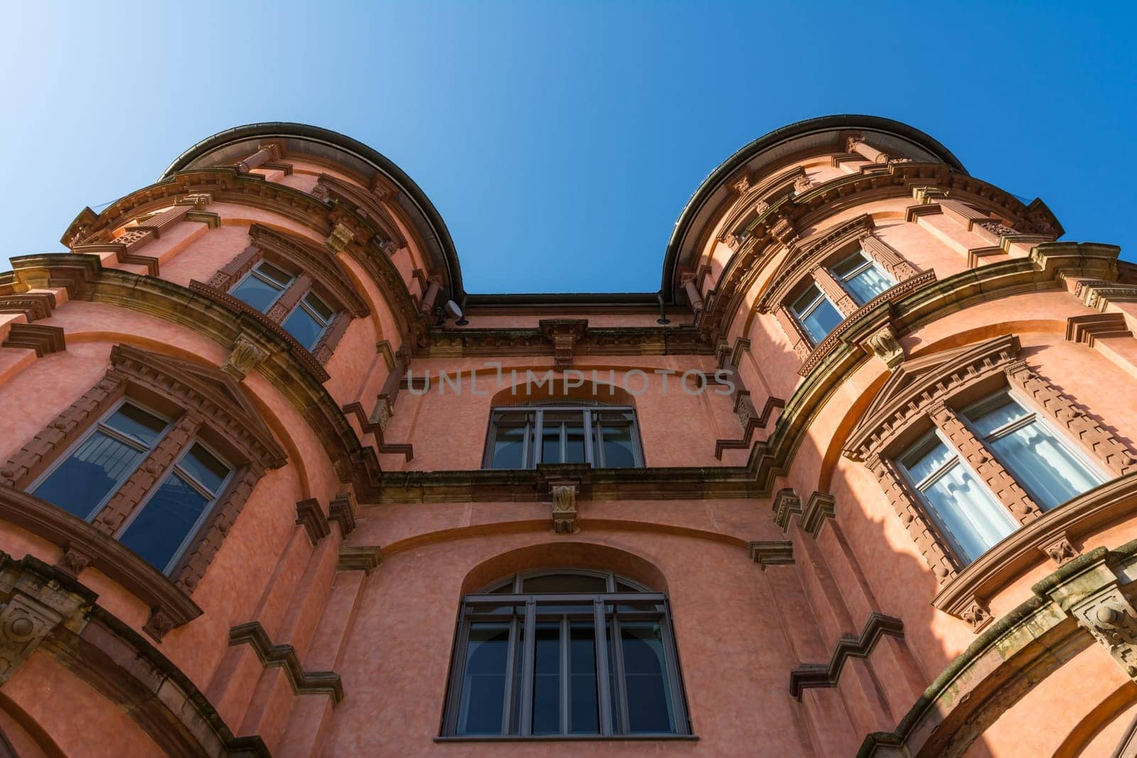 Gottesaue Palace Castle Schloss in Karlsruhe Musik Hochschule University Architecture Building Exterior