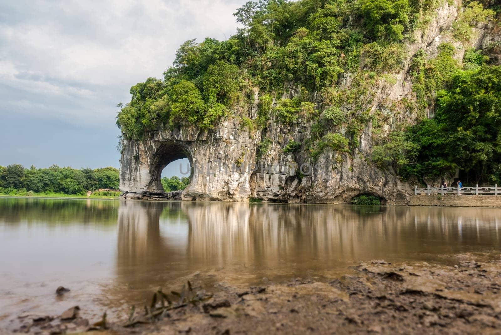 Guiln, China Elephant Cave Natural Formation Landscape Travel Sight