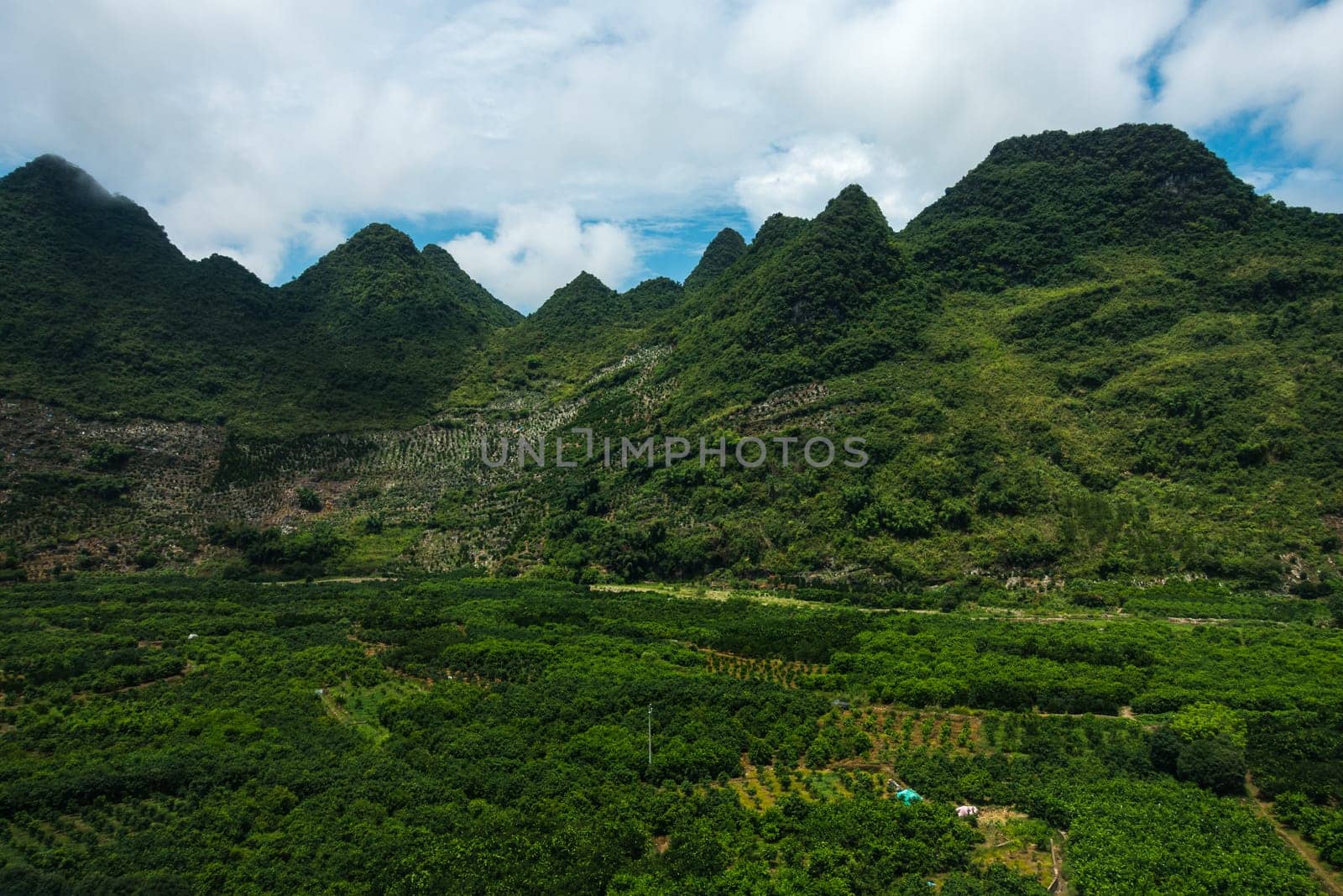 Guilin, China Mountaneous Landscape Greenery Beautiful Outdoors