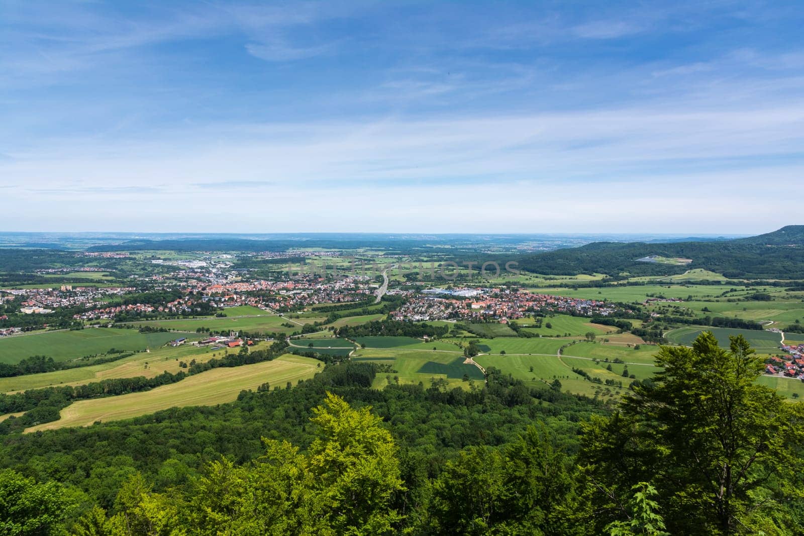 Hechingen Landscape Green German European Nature Forest Baden