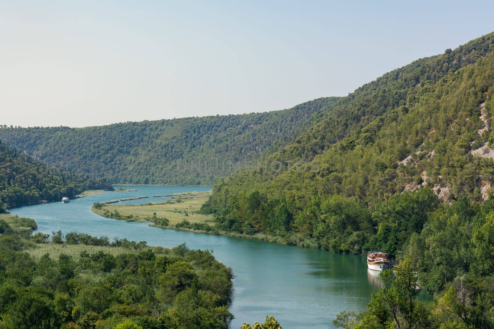 Krka River Park Falls Famous Body of Water in Croatia Beautiful Summer Destination
