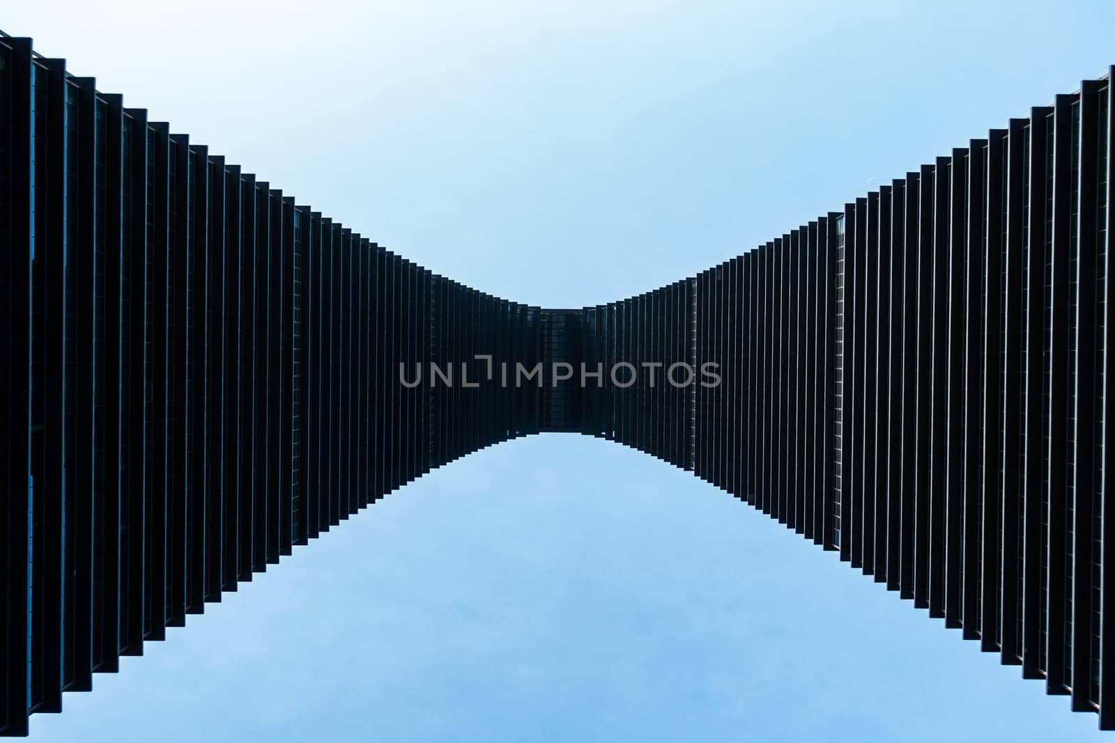 Bottom View of The Gate of the Orient in Suzhou, China