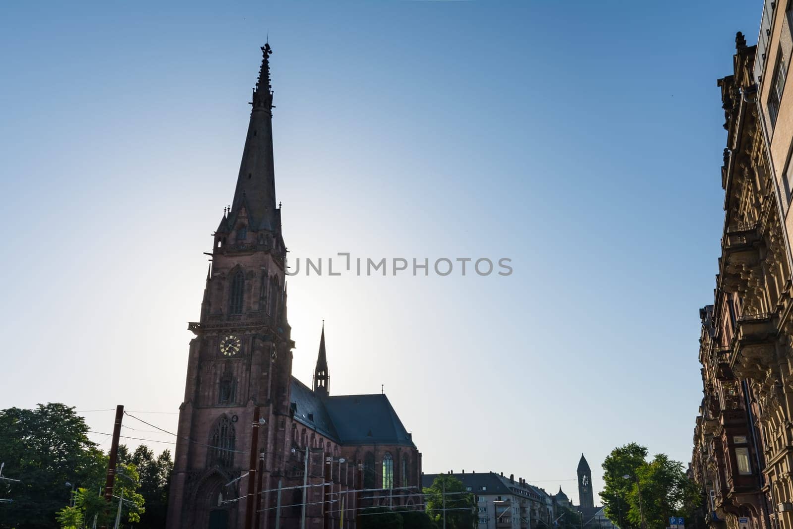 Karlsruhe Church Cathedral St Bernhard Religious Architecture Bernhardskirche Catholic