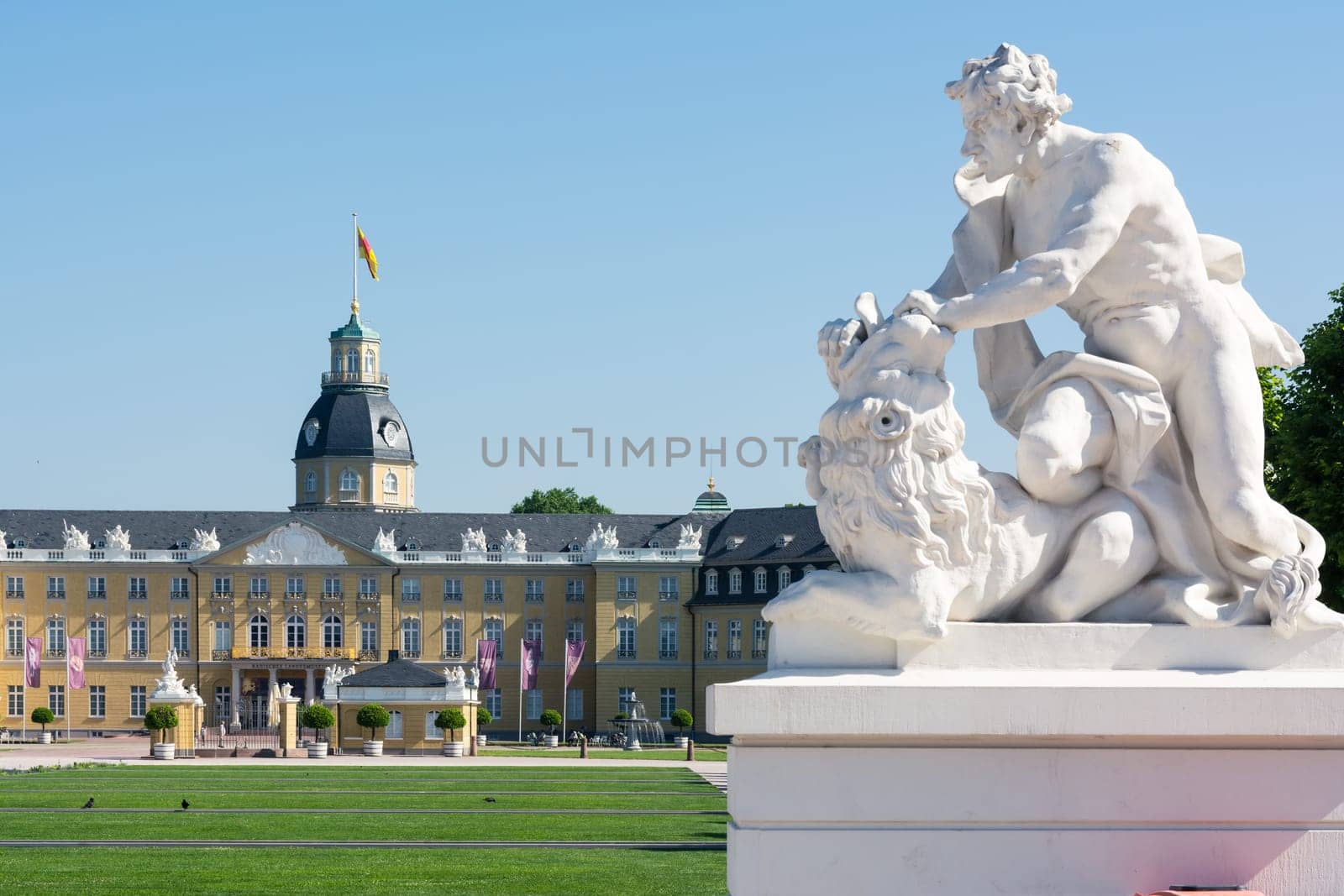 Karlsruhe Palace Center of City Germany Castle Schloss Architecture Park