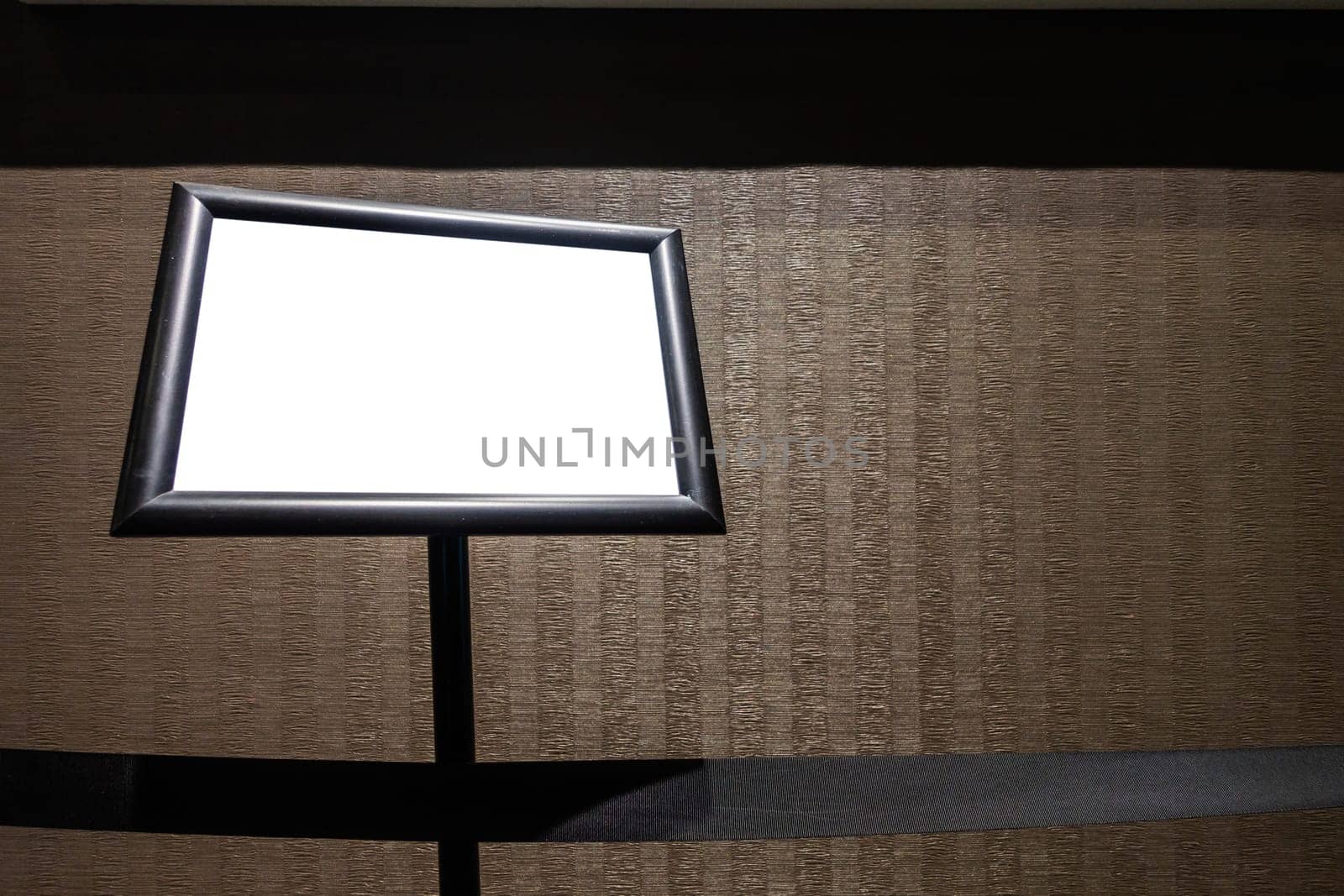 Billboard Rectangular White Mockup City Advertisement