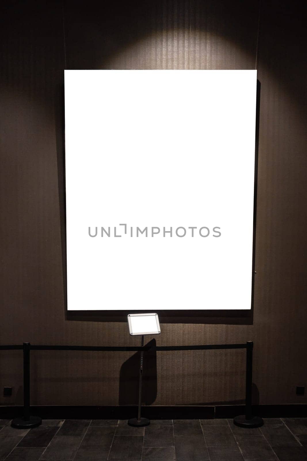 Billboard Rectangular White Mockup City Advertisement
