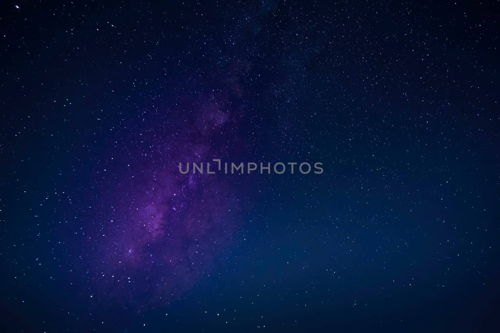 Stars And Milky Way, star field in the night with nebula
