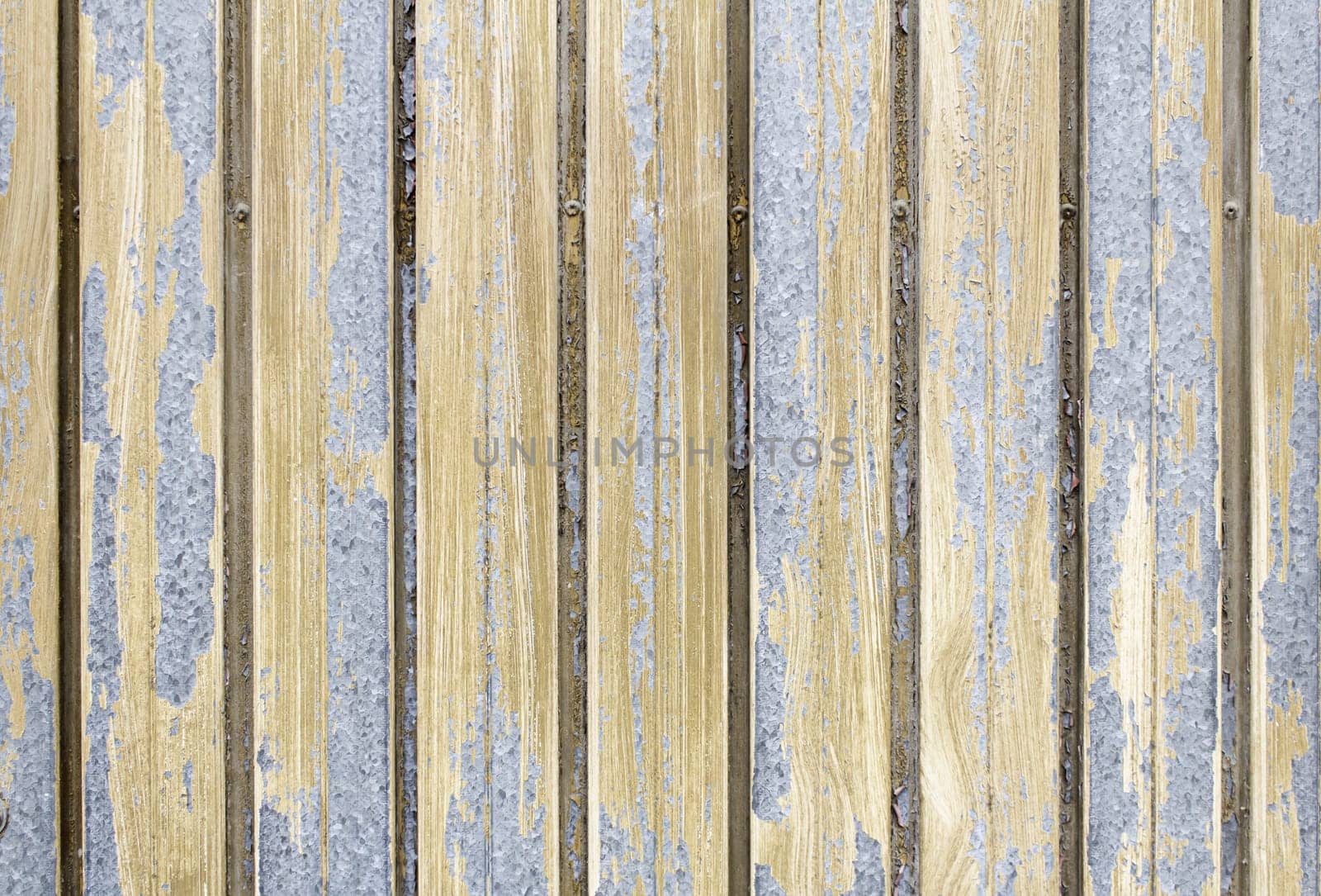Wood faded and cracked, surface property, construction