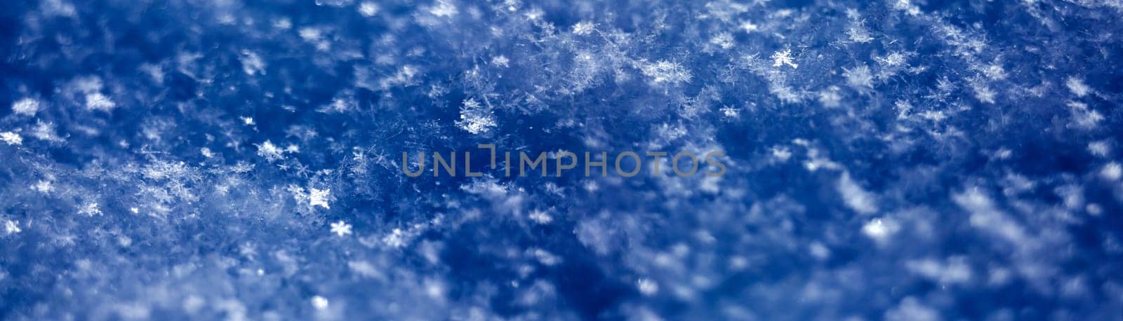 Winter background of shiny  snow