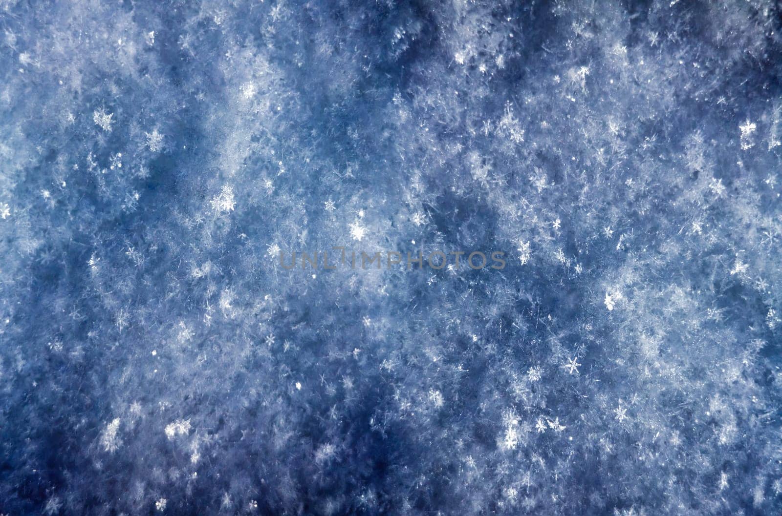Winter background of shiny snow