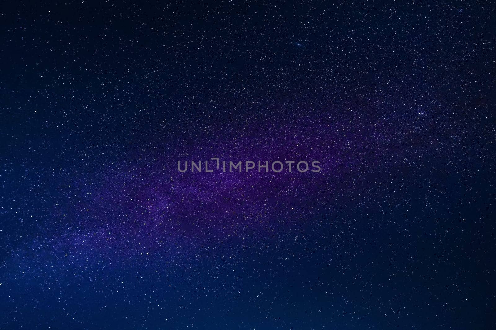 Star field with milky way in infinity space