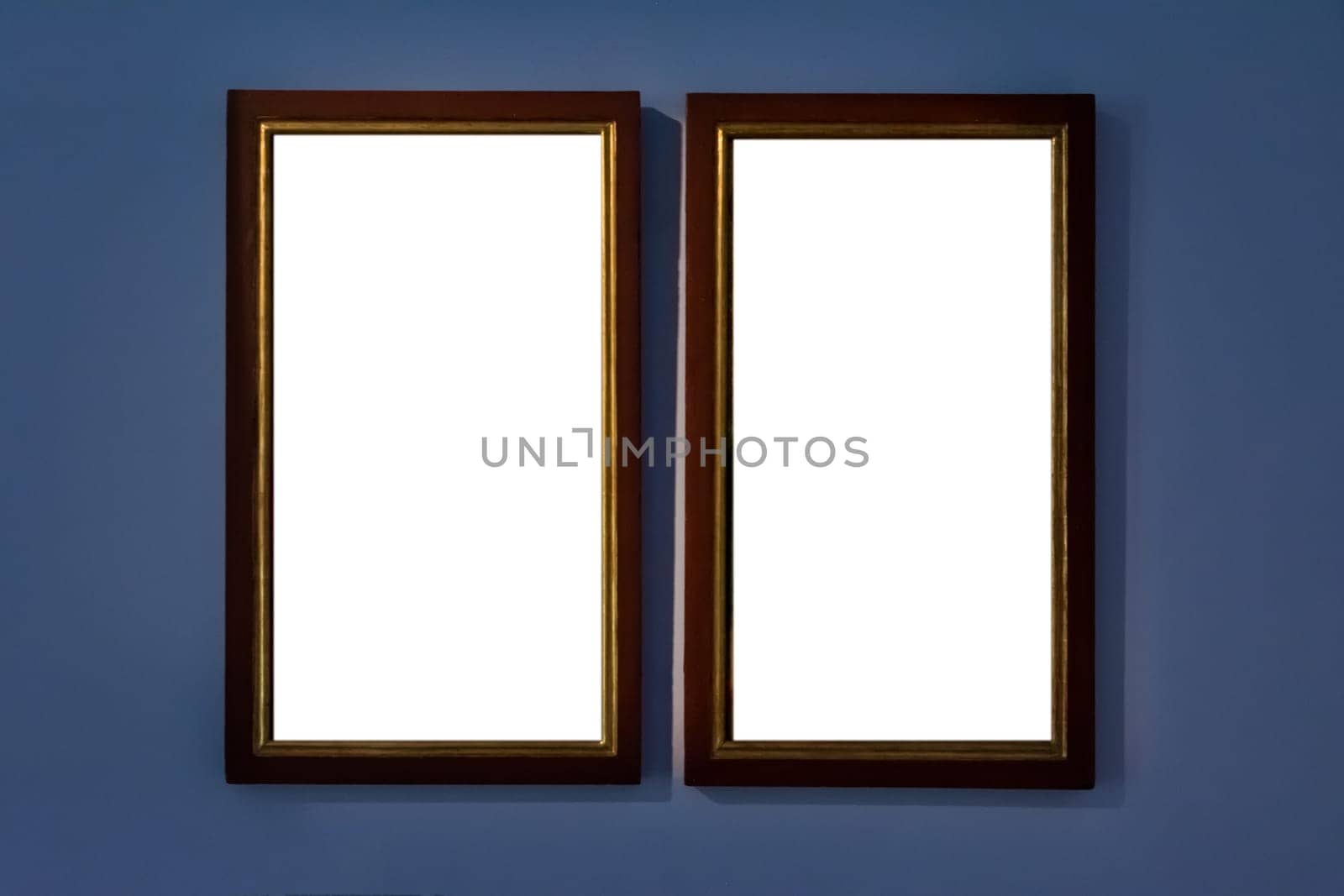 Art Museum Frame Vintage Ornate Painting Picture Blank Clipping Path Isolated Beautiful