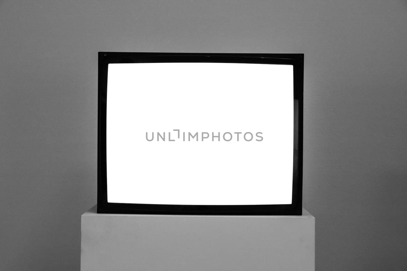 Art Museum Frame Wall Ornate Minimal Design White Isolated Clipping Path Template