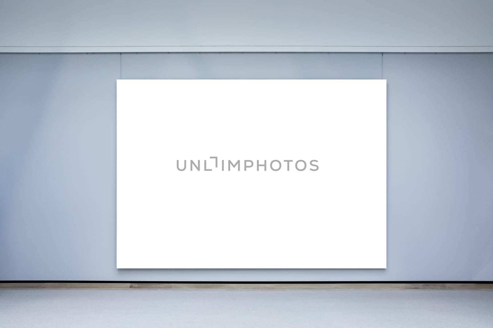 Art Museum Frame Wall Ornate Minimal Design White Isolated Clipping Path Template