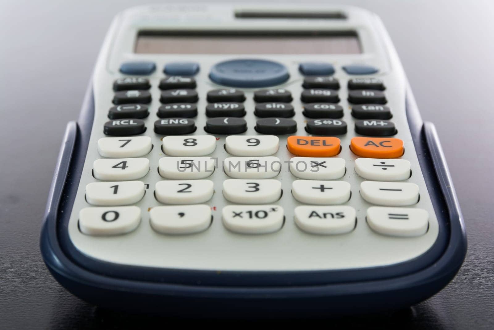 Calculator Keypad Numbers Buttons Small Modern Desk Work White