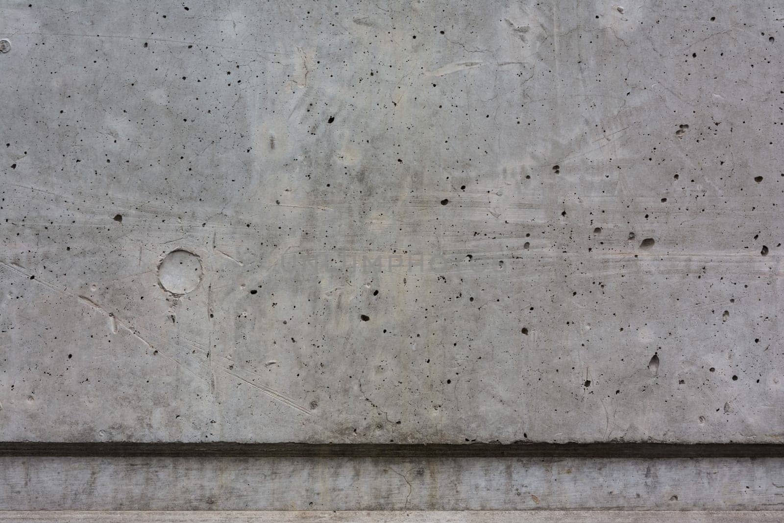Concrete Wall Texture Dent Hole Carved Poured Background Grey