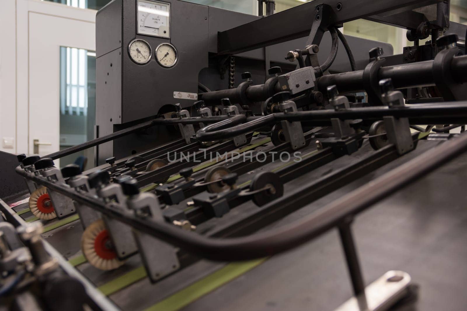 Professional Industrial Printer Equipment Mechanism Machine Mechanical Press Detail Roller Conveyor Lever