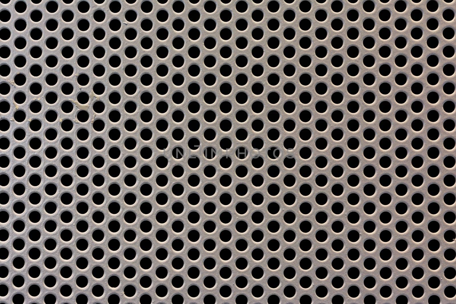 Perforated Metal Sheet Texture Macro Detail