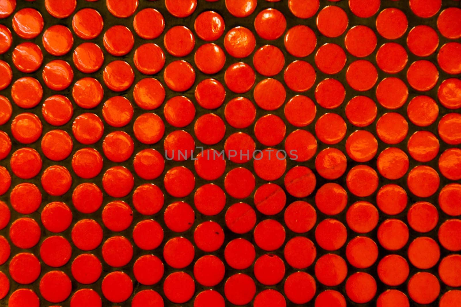 Orange Polka Dot Pattern Wall Train Station Texture Detail Architecture