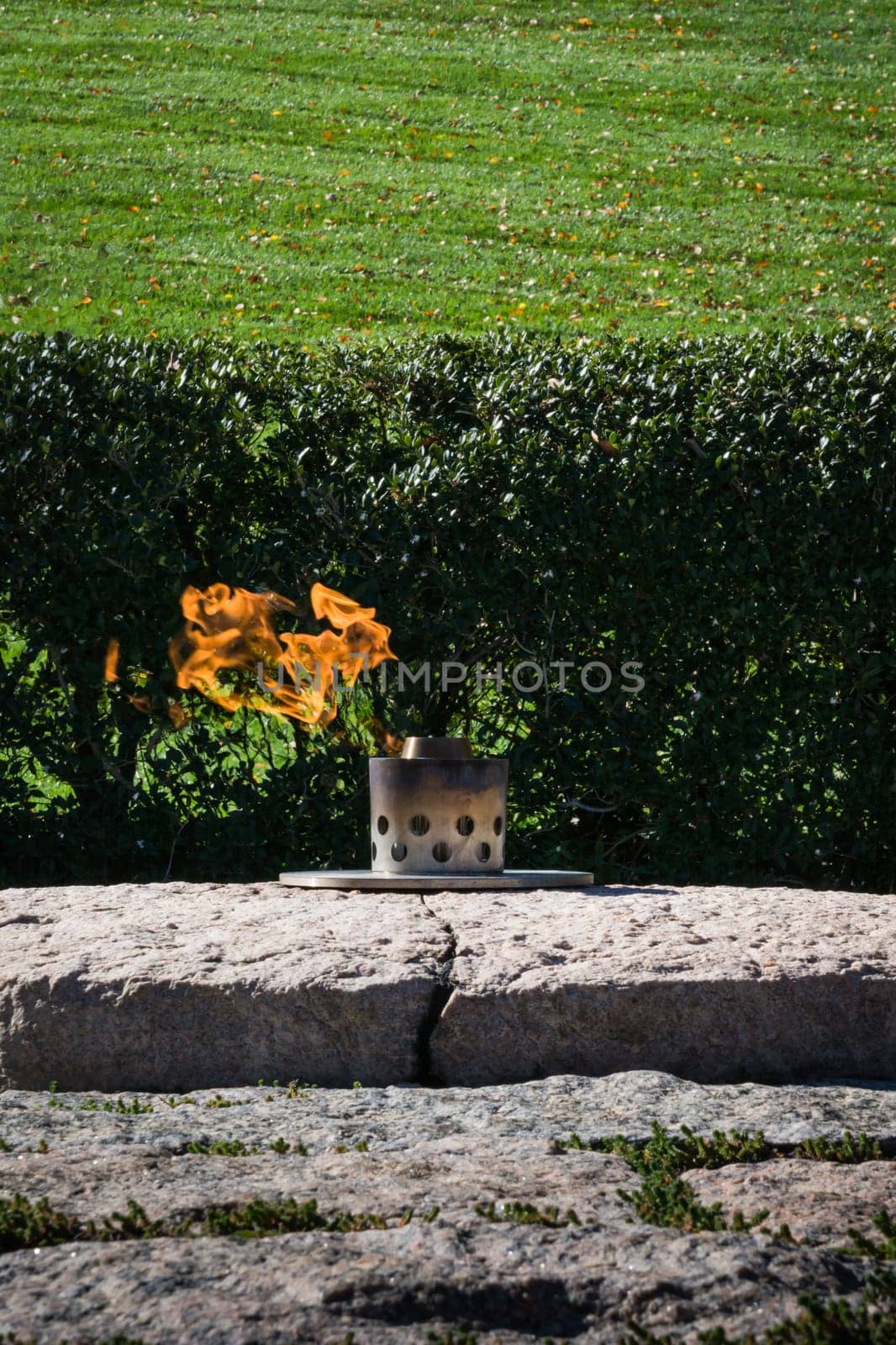 Eternal Flame John F. Kennedy Memorial Grave Arlington Cemetery Washington DC