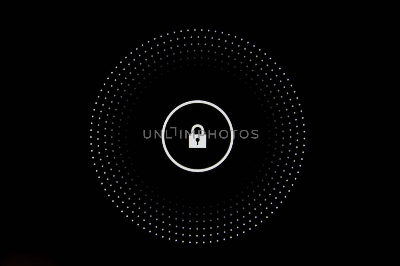 Finger Touch Key Button Lock Screen Tablet Interface DIgital Unlock