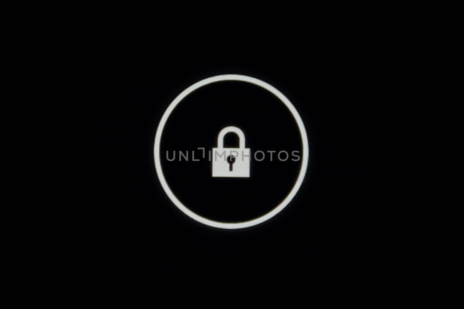 Finger Touch Key Button Lock Screen Tablet Interface DIgital Unlock